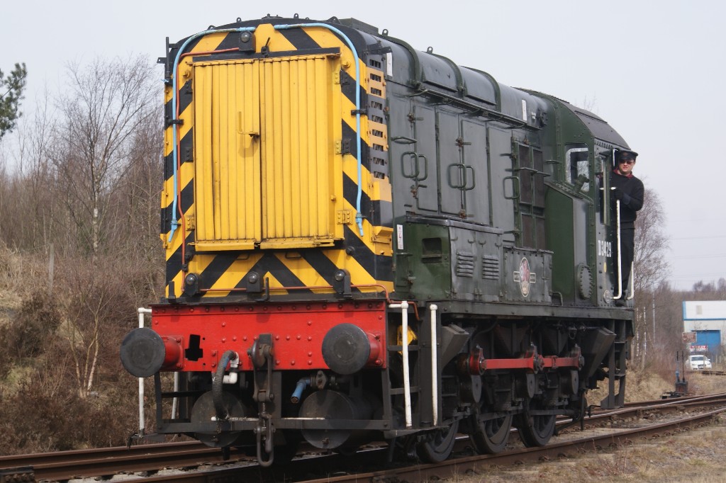 British rail class 08 diesel electric shunting locomotive